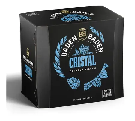 Cerveja Baden Baden Pilsen Cristal Lata 350ml - Pack Com 6