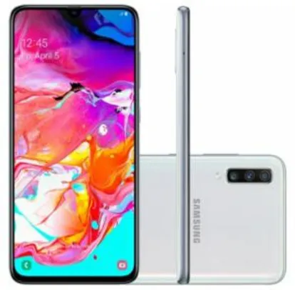 Smartphone Samsung Galaxy A70 128 GB Branco | R$1451