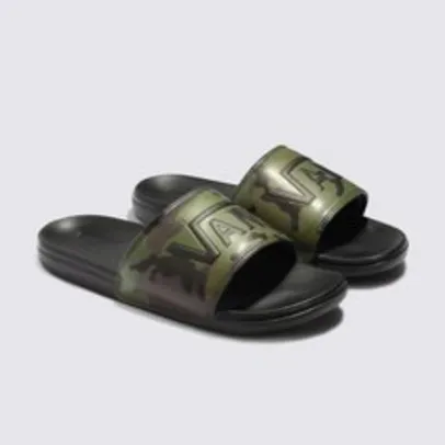 Chinelo Slide-On Camo Black