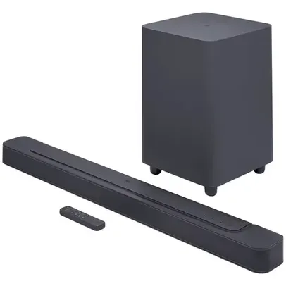 Soundbar JBL Bar 500 com 5.1 Canais Tecnologia MultiBeam e Dolby Atmos