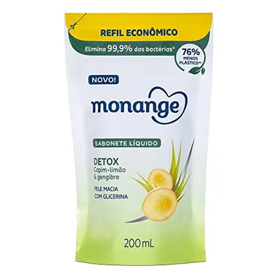 (PRIME/REC) Refil Sabonete Líquido Monange Detox - 200ml