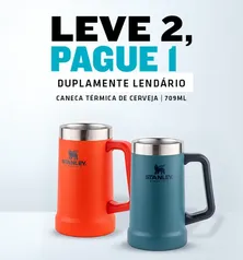 2 CANECAS TÉRMICA DE CERVEJA STANLEY | 709ML