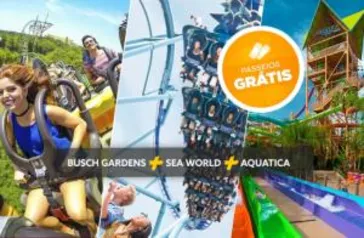 Pacote Orlando: Ingresso GRÁTIS 3 parques + Aéreo de SP + 7 diárias + Aluguel de carro - R$2.699