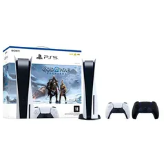 Console Sony PS5 Mídia Física + God of War Ragnarök + Controle Extra Sony DualSense Preto