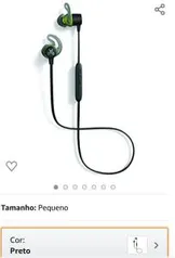 Fone de Ouvido Sem Fio Jaybird Tarah Bluetooth, Esportivo, À Prova de Suor e À Prova D'Água - Preto