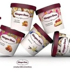 Todos os Sorvetes Häagen-Dazs 473mL - R$24,00