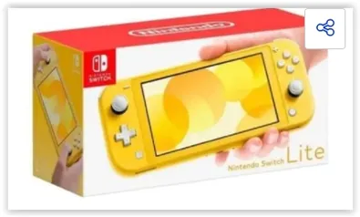 Console Nintendo Switch - Modelo Lite Amarelo 32Gb | R$1351