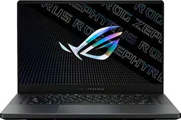 ROG Laptop para jogos Zephyrus G15, tela QHD 165Hz/3ms, Ryzen 9 5900HS 8-Core até 4,6 GHz, GeForce RTX 3070, 40 GB DDR4 RAM, 1TB PCIe SSD, teclado RGB