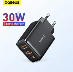 Carregador Baseus 30w 3 em 1 