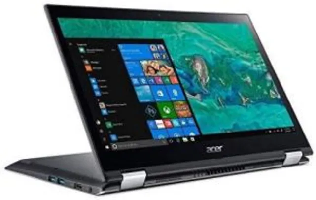 Notebook 2 em 1 Acer Spin 3, SP314-51-31RV, Intel Core i3 7020U, 4GB RAM, HD 1TB, tela 14" LED, Windows 10 | R$2.299