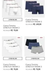 Cueca Tommy STRETCH TRUNK 3 PACK PREMIUM

( Apenas EGG)