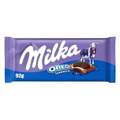 (Mais por Menos R$8,95) Milka Oreo Sandwich - Chocolate Recheado, 92G