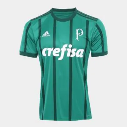 Camisa Palmeiras I 17/18 s/nº Torcedor Adidas Masculina - Verde - R$80