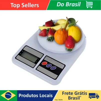 [R$15 Moedas/BR] Balanca De Cozinha Digital Alta Precisao 10kg Balança - AliExpress 15