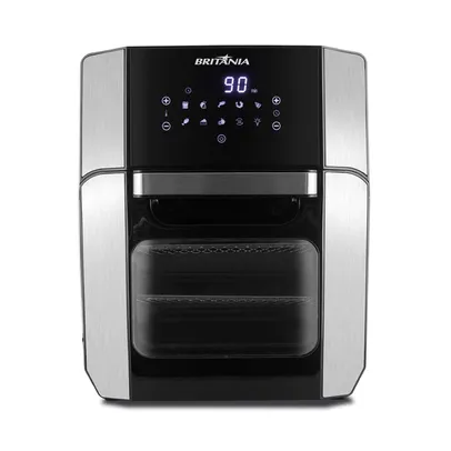 Fritadeira Elétrica Air Fryer Britânia Oven Bfr2100 12l Preta - 127v