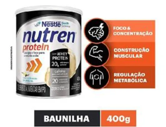 [PRIME + Rec] Nutren Protein, Baunilha, 400g | R$24