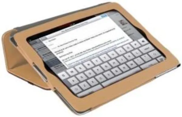 Case Folio Quest Cipbc Bege Para iPad 3 e 4a Geração