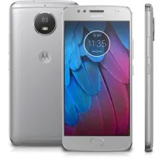 Motorola Moto G5S Silver Tela 5.2" Full HD Octa Core 32GB 2GB RAM Câmera 16MP e frontal 5MP com flash e ângulo de 85° XT1792 - R$ 699,00