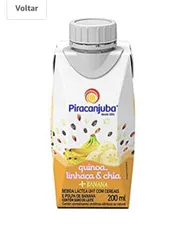 PRIME - R$ 0,99 / Bebida Láctea Quinoa Linhaça E Chia Sabor Banana Piracanjuba 200Ml | R$1