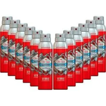 [Sou Barato] ​Kit com 12 Desodorantes Antitranspirante Old Spice Matador - 150ml​  por R$ 84