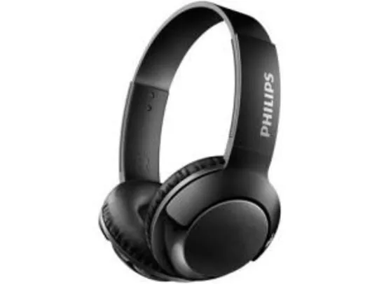 Headphone Bluetooth Philips Bass+ SHL3075WT/00 - com Microfone Preto