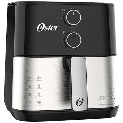 Fritadeira Elétrica Oster OFRT520 Compact 4,6L - Inox - 110V