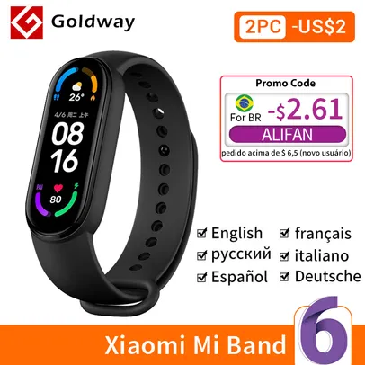 Smartwatch Mi Band 6 AMOLED (versão chinesa)