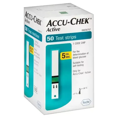 Tiras Para Controle De Glicemia Accu-chek Active  Original