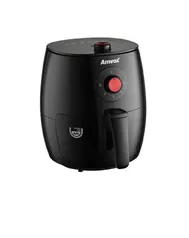 Fritadeira Elétrica Air Fryer Amvox Sem Óleo Preto 3,5L 110V R$225