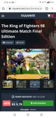 The King of Fighters 98 Ultimate Match Final Edition R$ 10