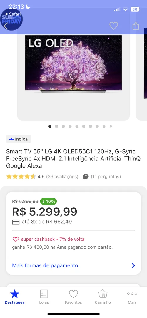 Imagen na descrição da promoção