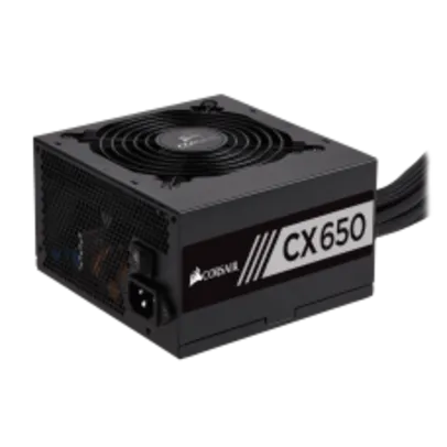 Fonte Corsair CX650 650W, 80 Plus Bronze, PFC Ativo, CP-9020122-BR