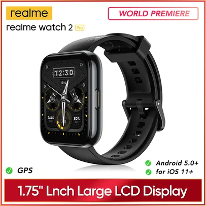 SmartWatch Realme Watch 2 Pro | R$ 325