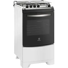 Fogão de Piso Electrolux 4 Bocas 52SMB Branco Bivolt por R$ 550