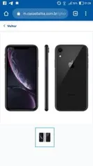 iPhone XR Apple Preto 64GB | R$ 2.969