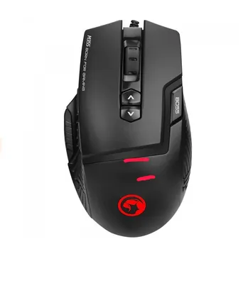 Mouse Gamer Marvo M355, 7200 DPI, 9 Botões Programáveis, USB, Black