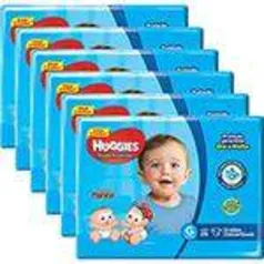 Kit 6 Fraldas Huggies Turma Da Mônica Tripla Proteção Jumbo