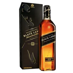 Whisky Johnnie Walker Black Label Escocês 12 anos - 1L