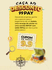 (APP) 4º Cupom Enigma 99PAY