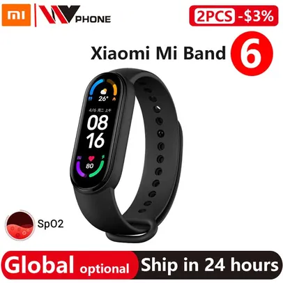[NOVOS USUÁRIOS] Smartwatch Xiaomi Mi Band 6 (versão chinesa) | R$148