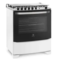 Fogão Electrolux 76UBQ com Queimador Tripla Chama E Timer - Branco | R$999