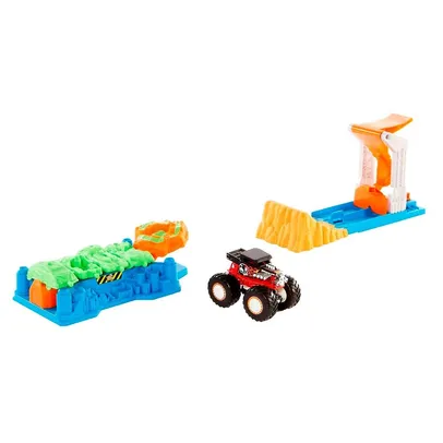 Hot Wheels Monster Trucks Lança e Esmaga GVK08 Mattel | R$79