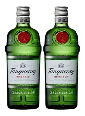 Kit 2 Gin Importado London Dry Tanqueray Garrafa 750ml