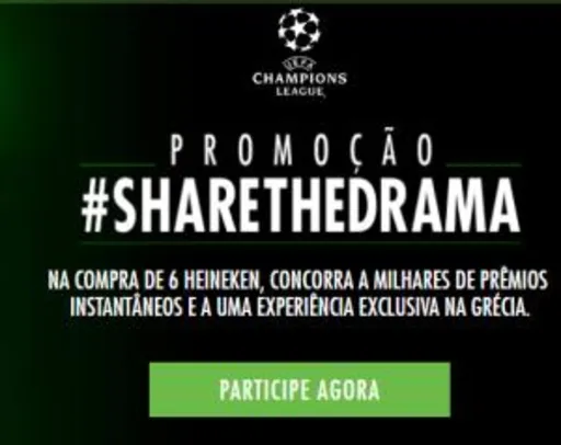 Promoção #SHARETHEDRAMA - Heineken