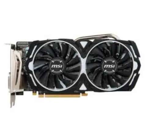 Placa de Vídeo MSI Radeon RX 570 4GB GDDR5 Armor OC 256-bit - R$669