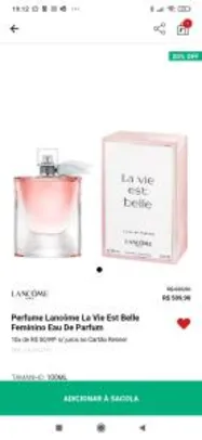 Saindo por R$ 458,1: Perfume Lancôme La Vie Est Belle EUA de Perfum 100ml | Pelando