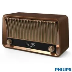 Caixa de Som e Rádio Bluetooth Philips Vintage com Potência de 20W | R$479