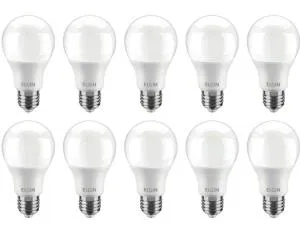 Kit 10 Lâmpadas Led Elgin 9W E27 - 6500K (Branca) R$60