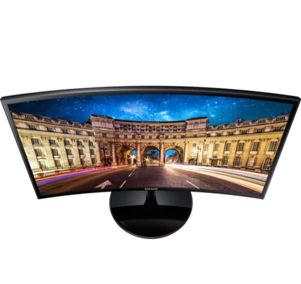 [AME] Monitor LED 24" Samsung LC24f390 1920x1080 Full HD Curvo - Preto | R$792