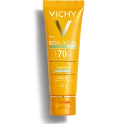 [AME R$ 43] Protetor Solar Facial Vichy Idéal Soleil Purify FPS70 40g | R$ 86